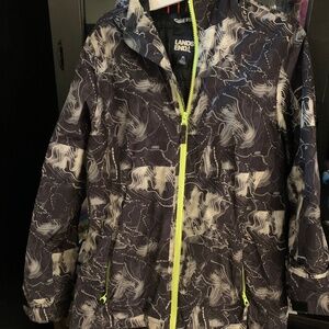 Xl boys winter coat lands end